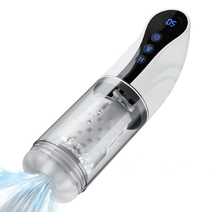 【Nuovo】9 Coppa masturbatore LCD Suck&Slide&Turn con funzione vocale