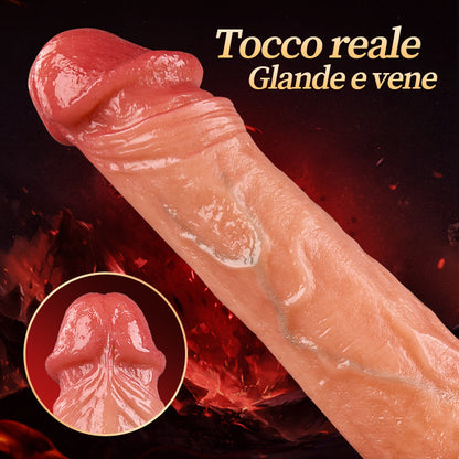 Acmejoy - Sex Machine 90° regolabile automaticamente 8 vibratori con vibratore, spinta e leccata