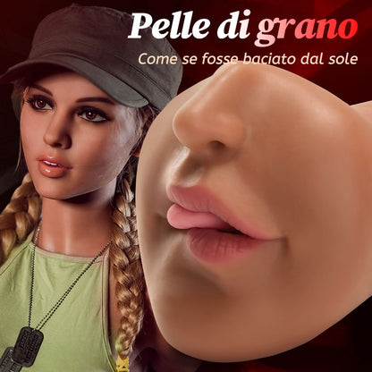 Ivy - Masturbatore realistico  sesso orale fantasctico  Bellezza marrone MORUIOY