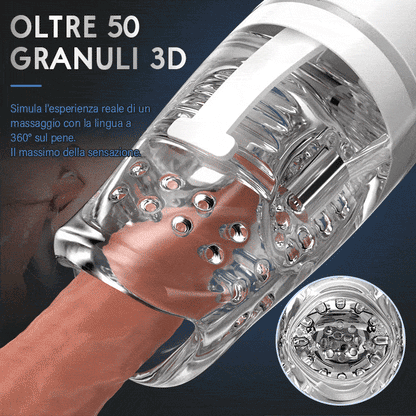 Platypus 8 Vibratori 5 Morso Coppa Masturbatore Succhiatore