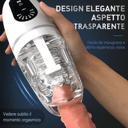 Platypus 8 Vibratori 5 Morso Coppa Masturbatore Succhiatore