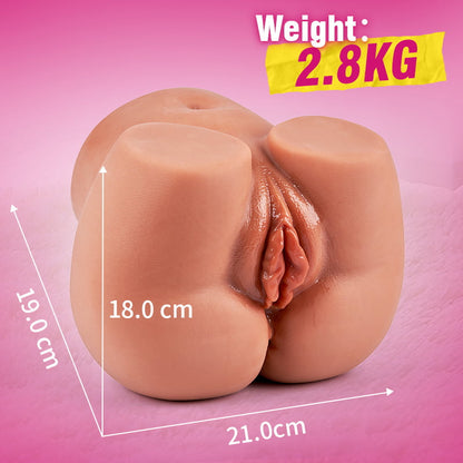 Calliope - Labbra Super Grandi, Glutei Simulati, Restauro 1:1 di Vagina e Ano Reali