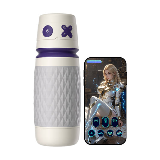 【Lubrificazione gratuita inclusa】NOVA-Mate meccanico 3 Succhiamento 4 Vibrazione APP Controllata Masturbatore maschile