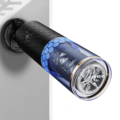 STORM - SPINNE Masturbatore elettrico cup rotazione telescopica 6 frequenza 3 velocità