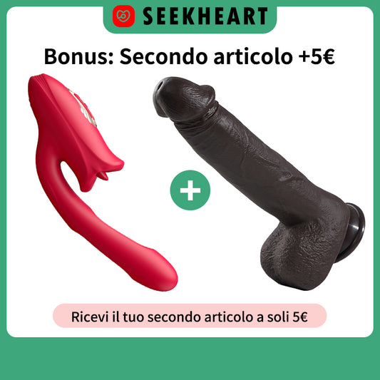 Vibratore super esplosivo + dildo, combinazione popolare, offerta a tempo limitato