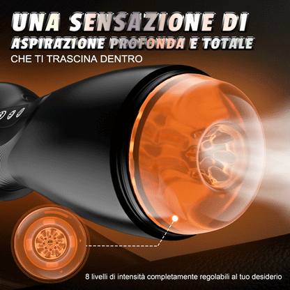 SolaceX - Evolution-8 Succhiare 10 Vibrare One Touch Orgasmo Masturbatore digitale a vuoto