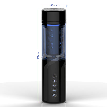 Bluesea 6 Masturbatore a rotazione con spinta bidirezionale con base di aspirazione