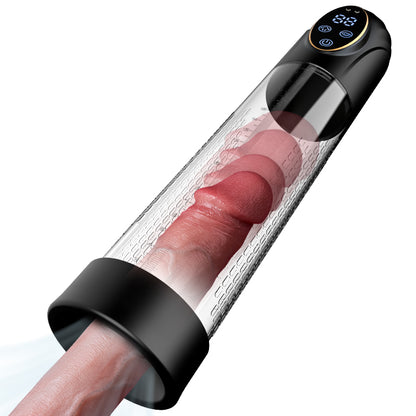 【Pompa Master】Pompa a vuoto impermeabile IPX7, 7 modalità, ricaricabile, con 2 anelli in silicone.