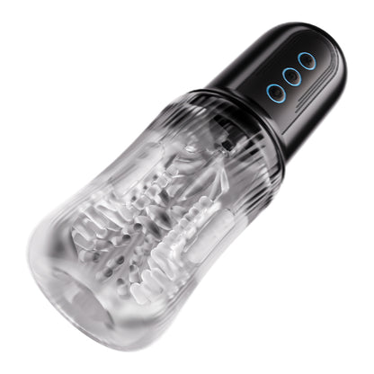 Cacciatore di sperma - 4 in 1 Gola profonda Trainer Master Masturbatore elettrico Aspirazione automatica & manuale