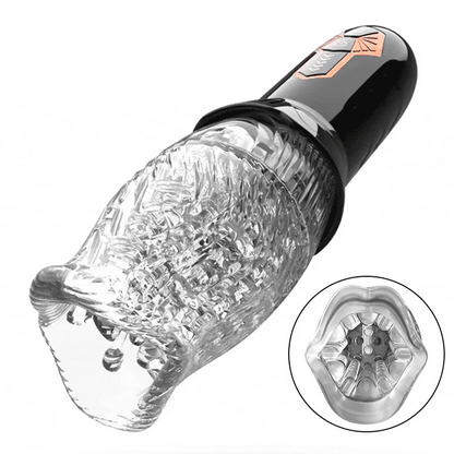 【HOT】TORNADO - 2 IN 1 Masturbatore Oralsex Cup 7 Rotazione 7 Vibrazione Acmejoy