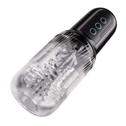 Cacciatore di sperma - 4 in 1 Gola profonda Trainer Master Masturbatore elettrico Aspirazione automatica & manuale