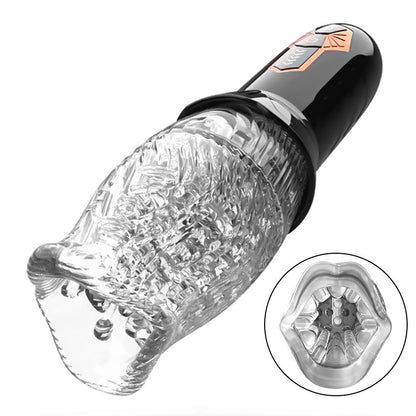 【HOT】TORNADO - 2 IN 1 Masturbatore Oralsex Cup 7 Rotazione 7 Vibrazione Acmejoy