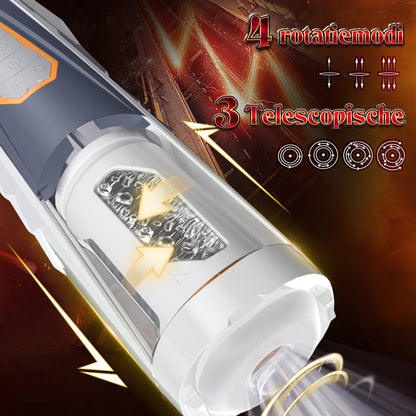 【NOVITÀ】 Baxter 3 Thrusting 4 masturbatore maschile rotante con modalità vocale