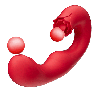 Tina - Vibratore Femminile con 7 Frequenze di Vibrazione, Oscillazione e Leccata di Lingua