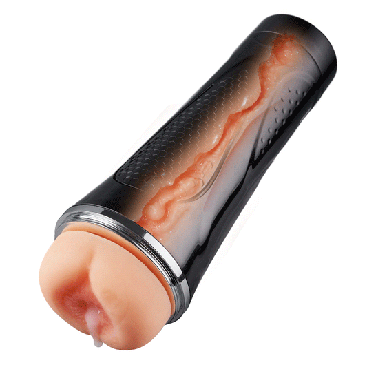 Anal Bliss Pro-Canale simulato con sensazione di pellet Ingresso anale Masturbatore maschile a spremitura manuale