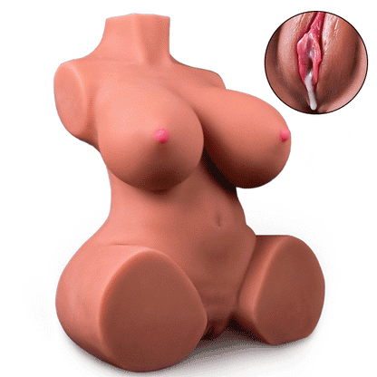 【Spedizione il 25 luglio】Kelly - Bambola del sesso con vagina incantatrice dalla pelle scura, seni grandi e culo grande da 10 kg