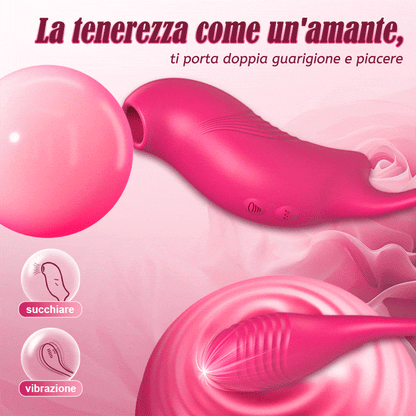 2 IN 1 Ovetto Vibrante 10 Suzioni 10 Vibrazioni