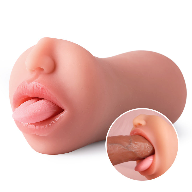 Hanny Temptation - 3 velocità di vibrazione 7 frequenze leccalingua tascabile colore nudo