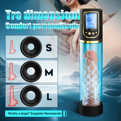 Pompa per pene AIS per allenamento del pene con 8 masturbatori per succhiare