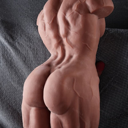 Jake - Muscolo maschile affascinante Jake - perfetti grandi muscoli pettorali e addominali pelle marrone Partner sessuale