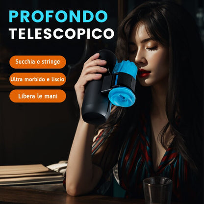 700 colpi al minuto 6 colpi 10 Coppa di masturbazione vibrante