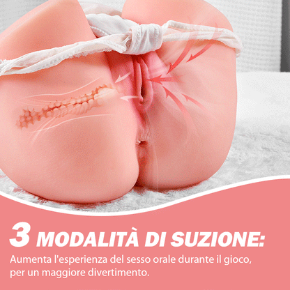 HERA 3 frequenze di aspirazione 6 frequenze di vibrazione bambole del sesso realistiche
