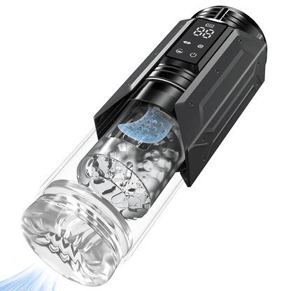 King - Masturbatore automatico 4 in 1 per uomini, 100% impermeabile