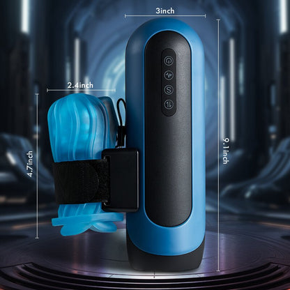 700 colpi al minuto 6 colpi 10 Coppa di masturbazione vibrante