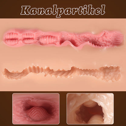 【Anbei】 Figa bella e seducente, masturbatore realistico a due canali