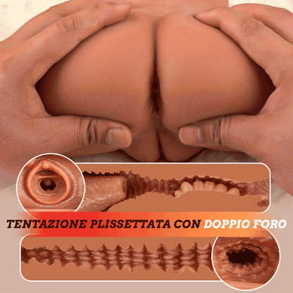 【spedizione il 4 agosto】Spedito il 2 febbraio Con labbra strette, 2 fori, Grace, figa succosa, culo realistico, 1,9 kg