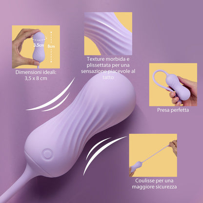 Elf — Vibratore con Vibrazione e Rotazione a 9 Frequenze, Stimolazione a 360°