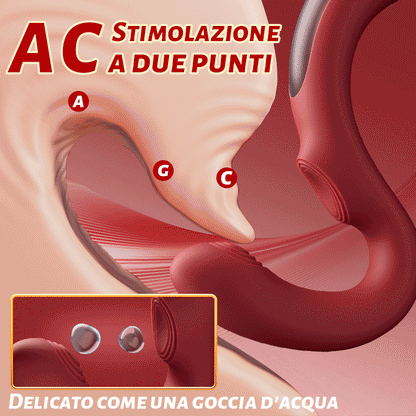 Magic Wand – Percussione e vibrazione a 9 frequenze, vibratore dal design ergonomico