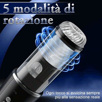5 Rotanti 5 Succhianti 7 Vibranti Masturbazione e allenamento 2 IN 1