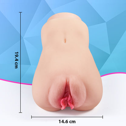 Vibratore realistico con suzione e suono, inseribile fino a 12 cm