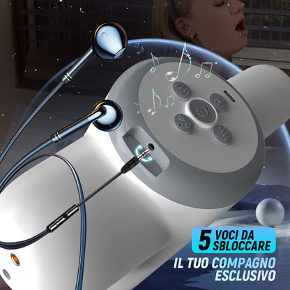 Marea - Masturbatore palmare autolubrificante da uomo a 8 estensioni e 8 succhiamenti