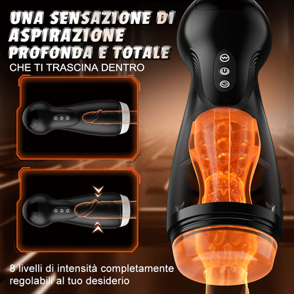 SolaceX - Evolution-8 Succhiare 10 Vibrare One Touch Orgasmo Masturbatore digitale a vuoto