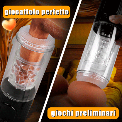 【Spedizione gratuita】Aisia-4 Suction 5 Spinta Rotante 3 in 1 Oral Sex Stroker