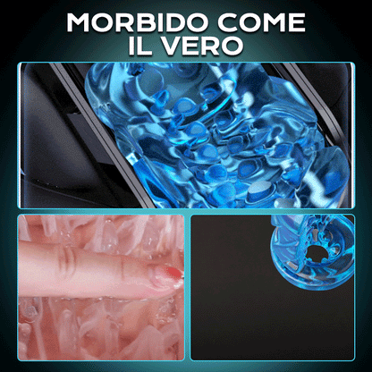 【Spedizione gratuita】LETEN 10 Masturbatore ad alta velocità con supporto per telefono