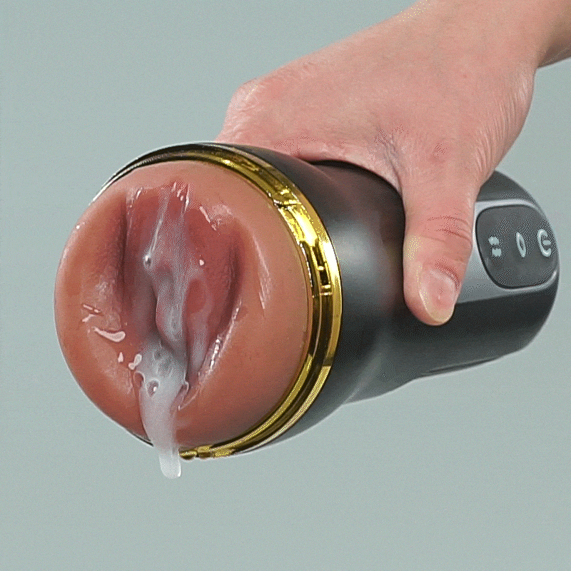 Captain - 5 Succhiare 10 coppe vibranti per la masturbazione maschile con ingresso di vagina simulato