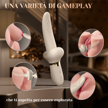 7 tipi di vibratori a lingua grassa oscillanti e vibranti, oscillazione a 360° per stimolare il clitoride