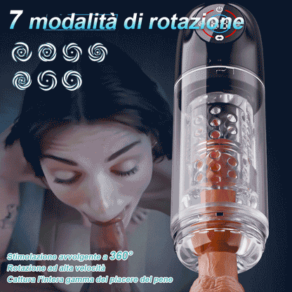 Poseidon-Masturbatore da bagno 3 in 1 7 succhi + 7 girelle Il re della masturbazione in acqua!