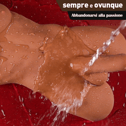 Lauren - Realistic Butt con Dildo e Testicolo Stretto Foro Grano Unisex Sex Toy