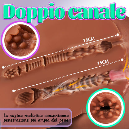 Amina —da dea con un grosso sedere marrone scuro da 10 kg, piena e rotonda, immersa nel desiderio!