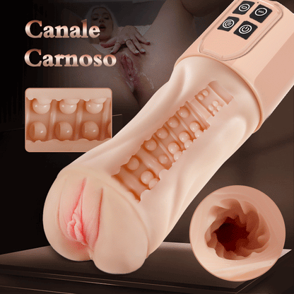 BEYA 5 Suck 7 Vibrate Coppa per masturbatore 2 IN 1