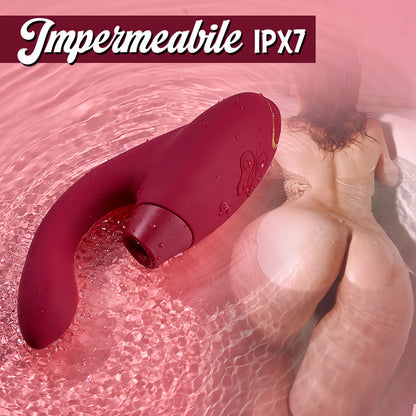 Womanizer Insideout – Vibratore a suzione del punto G, design ergonomico, rosso