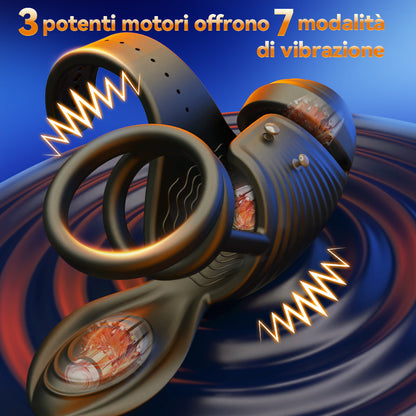 Emma - Eiaculazione ritardata Desensibilizzazione Formazione 7 Vibrazione Masturbazione Pene Vibratore