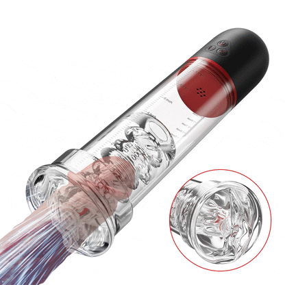 S-HANDE - 2 IN1 9 Vibrazione 3 Aspirazione Pompa per pene