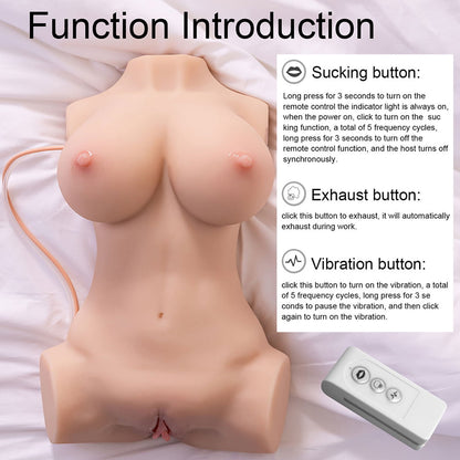 【NUOVO】Bambola succhia e vibrante Laura 6,8 kg