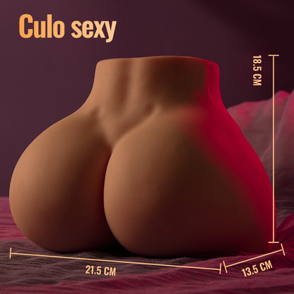 Lily: Masturbatore maschile realistico 3D di colore marrone