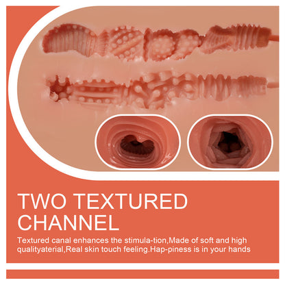 Catherine-beach top model seno grande bambola sexy del sesso a metà corpo a doppio canale